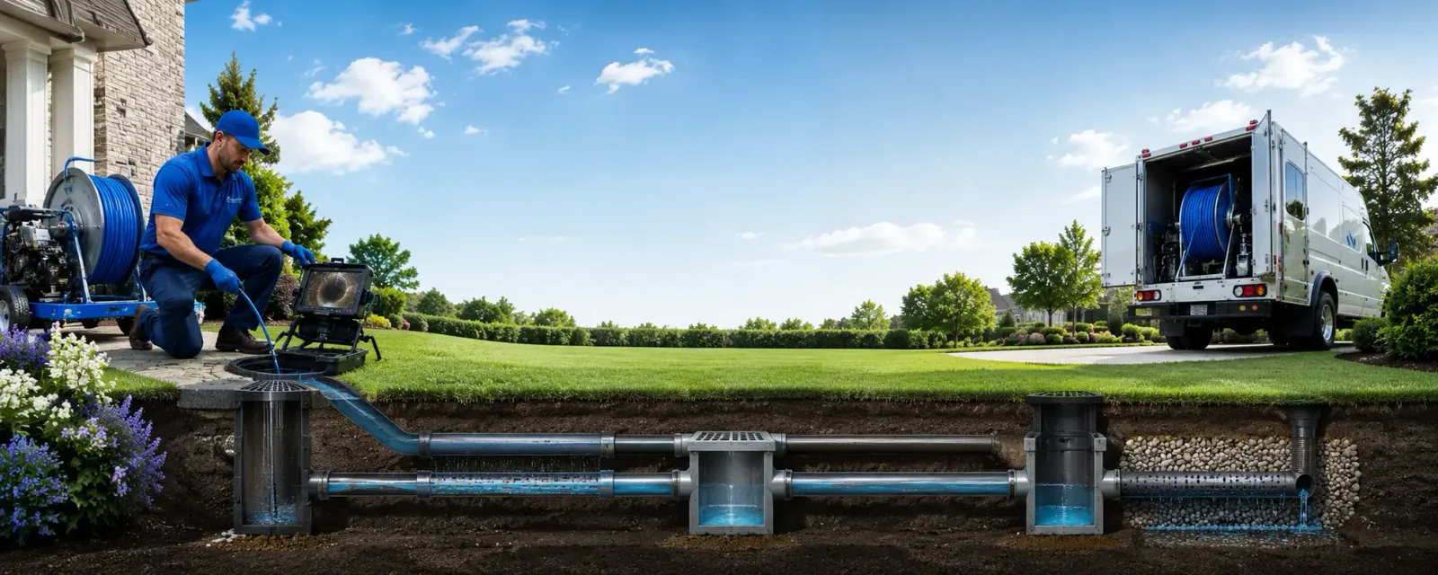 Outdoor drain cleaning information for Carmen, OK